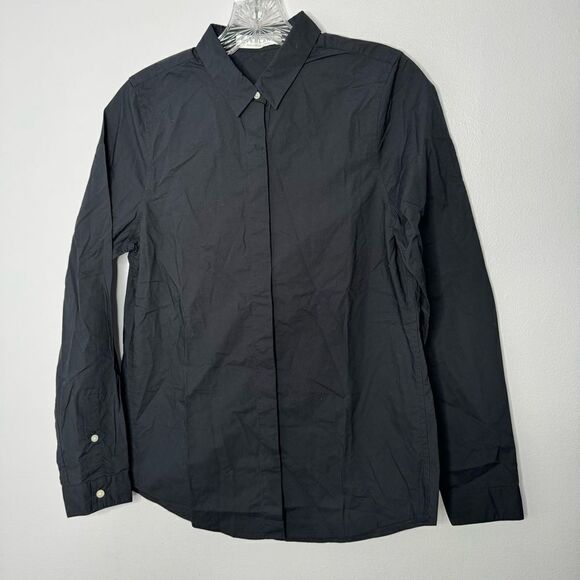 Everlane black button down shirt size small - Picture 1 of 5